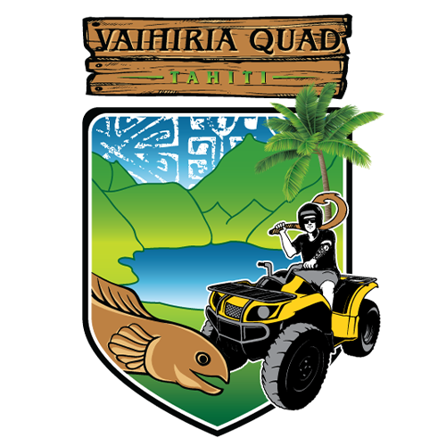 Vahiria Quad Tahiti - Logo Drawn